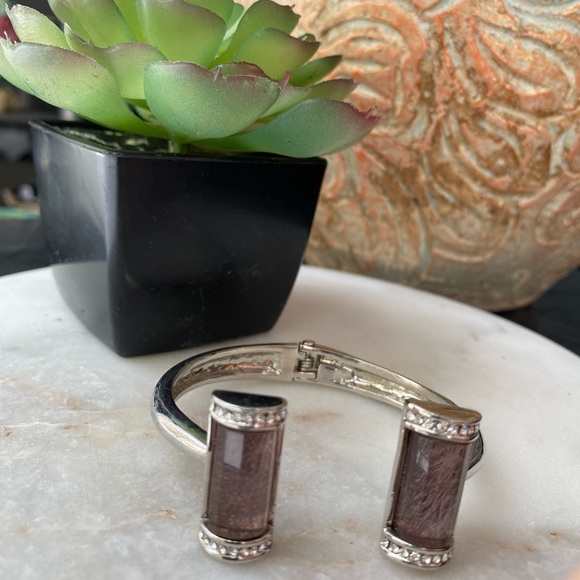 Amethyst Open Bracelet - Picture 14 of 14